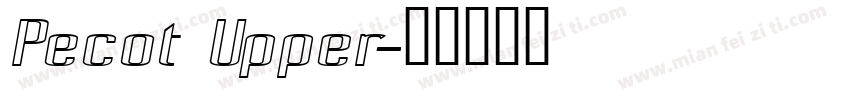 Pecot Upper字体转换